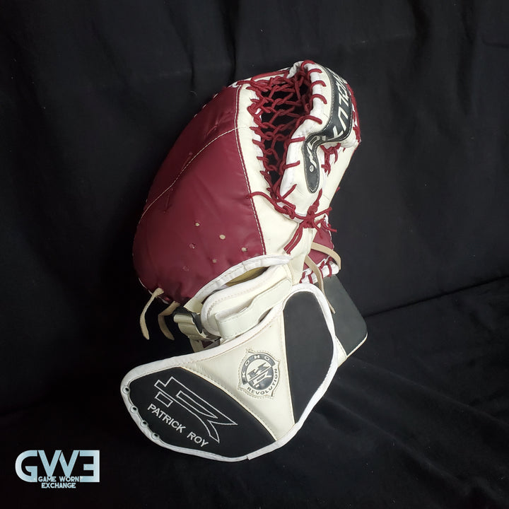 Patrick Roy Glove & Blocker Game Used 1996-97 Colorado Avalanche Koho Photomatched AS-03180-SOLD
