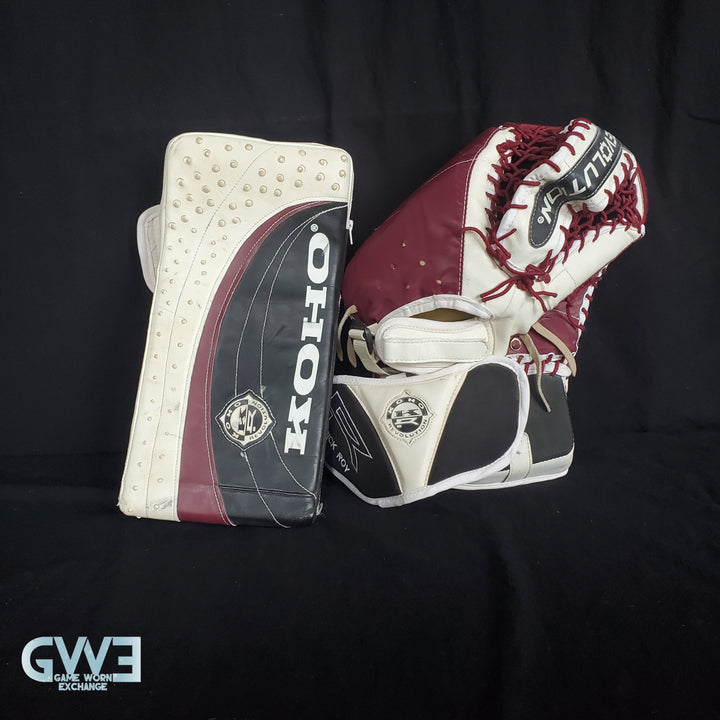 Patrick Roy Glove & Blocker Game Used 1996-97 Colorado Avalanche Koho Photomatched AS-03180-SOLD