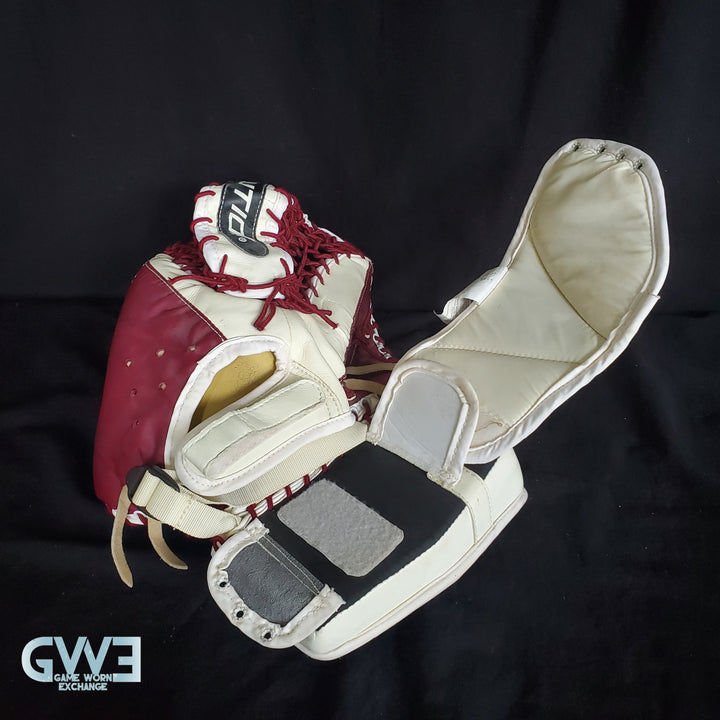 Patrick Roy Glove & Blocker Game Used 1996-97 Colorado Avalanche Koho Photomatched AS-03180-SOLD