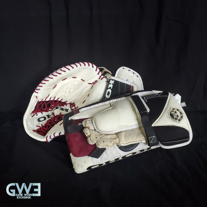 Patrick Roy Glove & Blocker Game Used 1996-97 Colorado Avalanche Koho Photomatched AS-03180-SOLD