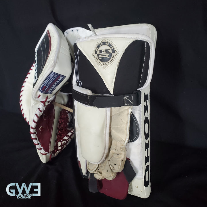Patrick Roy Glove & Blocker Game Used 1996-97 Colorado Avalanche Koho Photomatched AS-03180-SOLD