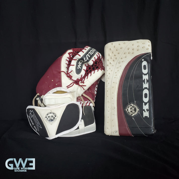 Patrick Roy Glove & Blocker Game Used 1996-97 Colorado Avalanche Koho Photomatched AS-03180-SOLD