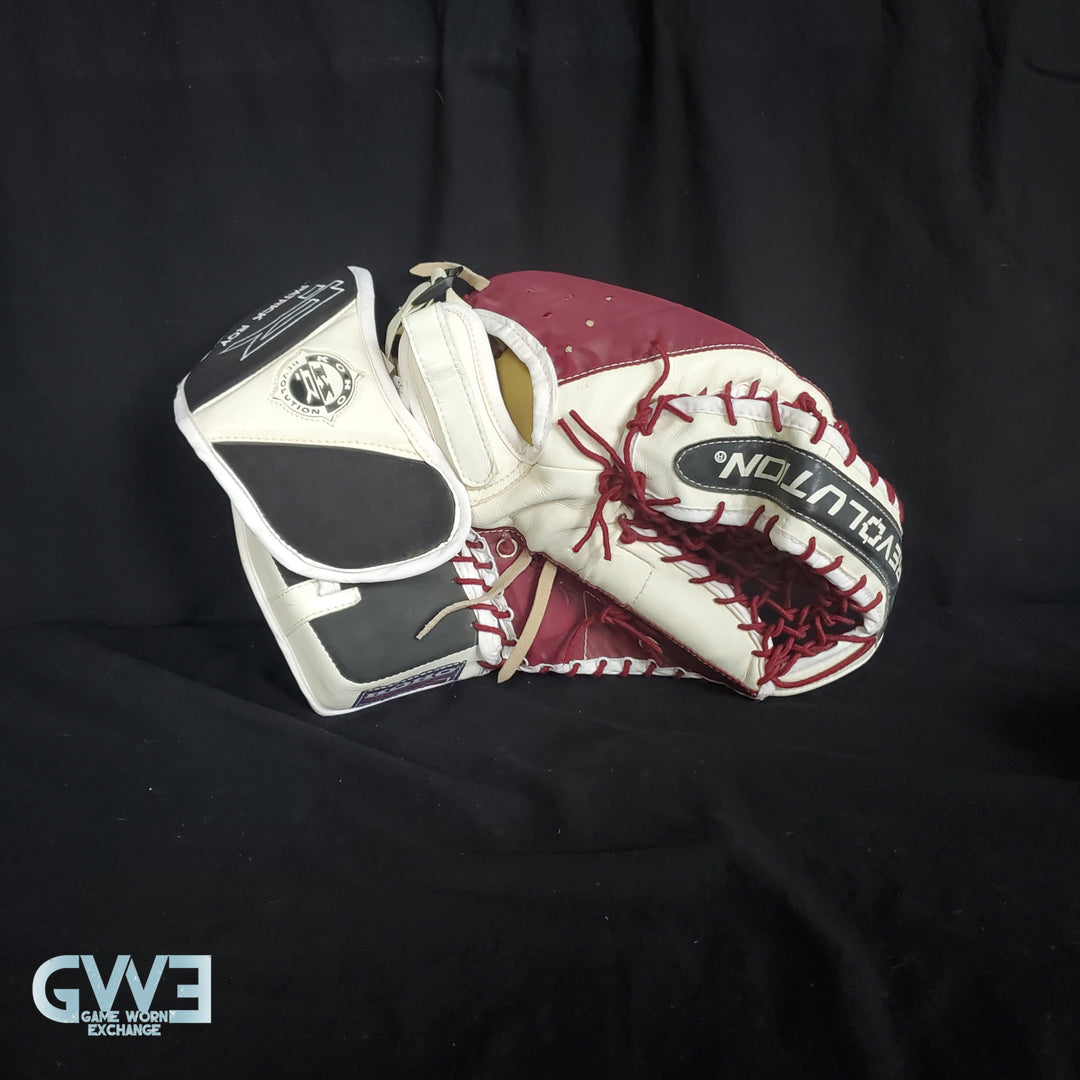 Patrick Roy Glove & Blocker Game Used 1996-97 Colorado Avalanche Koho Photomatched AS-03180-SOLD