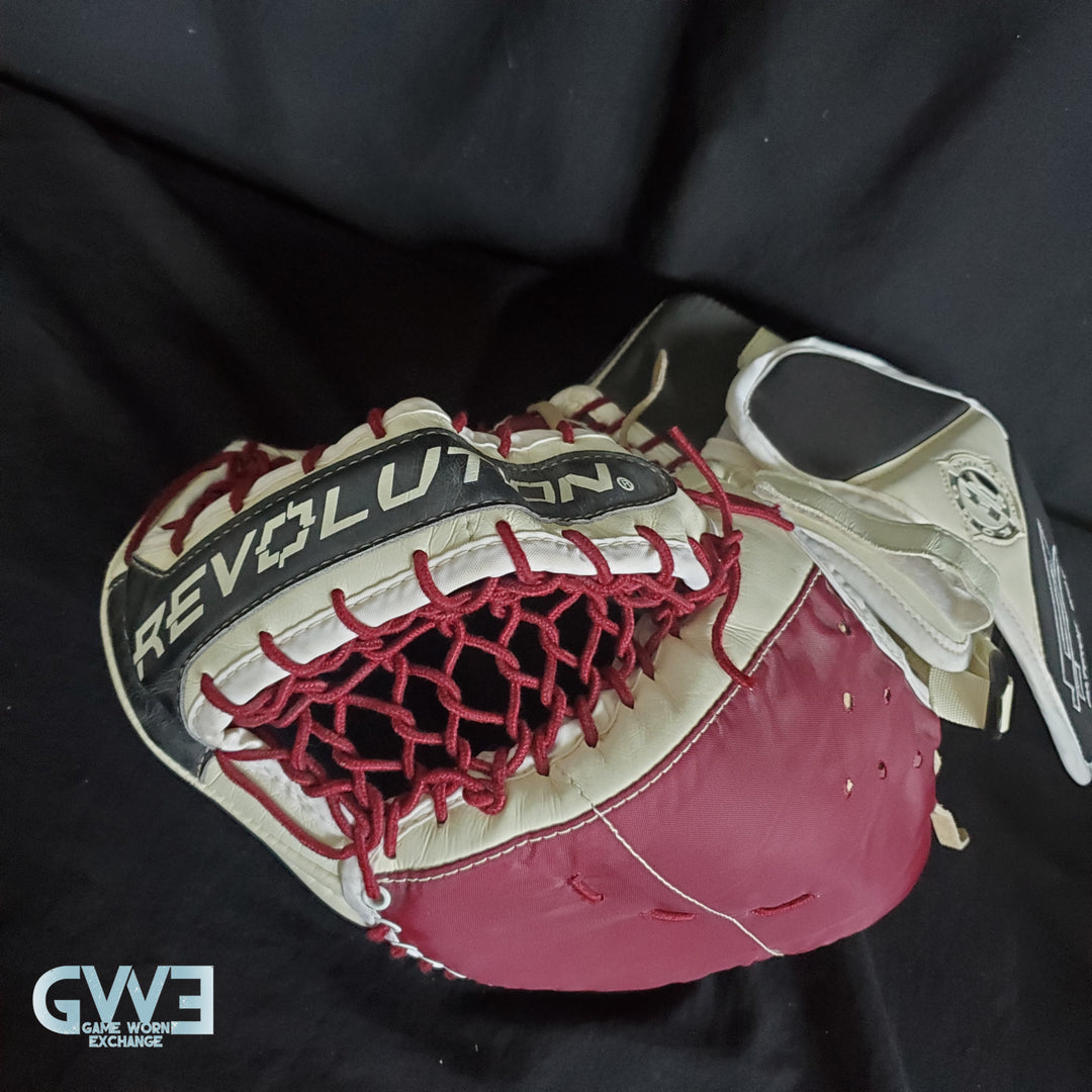 Patrick Roy Glove & Blocker Game Used 1996-97 Colorado Avalanche Koho Photomatched AS-03180-SOLD