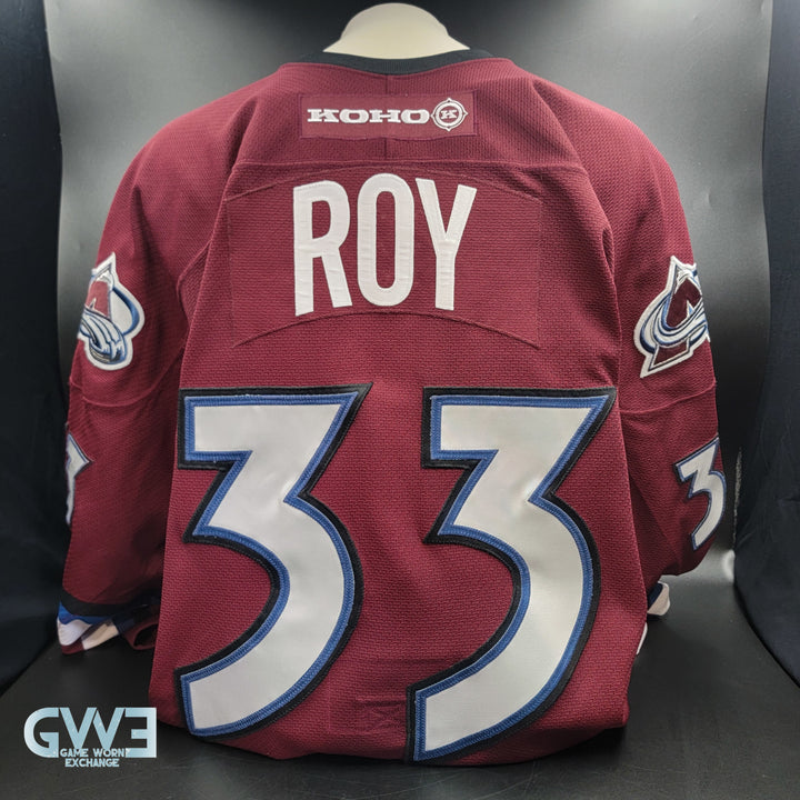 Patrick Roy Jersey Game Worn Used 2001-02 Colorado Avalanche from the Bob Hartley Collection AS-03273