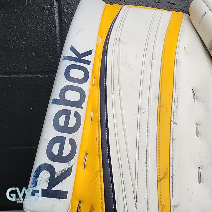 Pekka Rinne Game Worn Used Goalie Pads 2011-12 Nashville Predators Full Set Autographed + Photomatched AS-02957 - SOLD