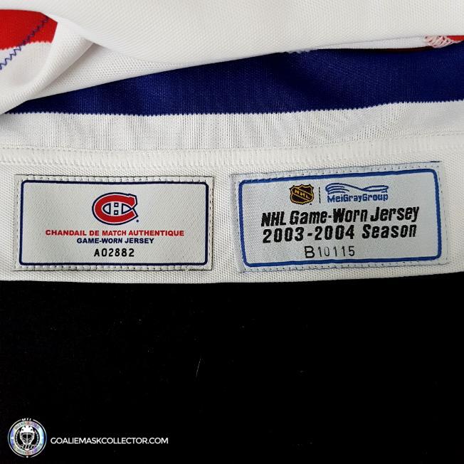 Steve Penney Game Worn Jersey Autographed Heritage Classic Edmonton Montreal Canadiens - SOLD