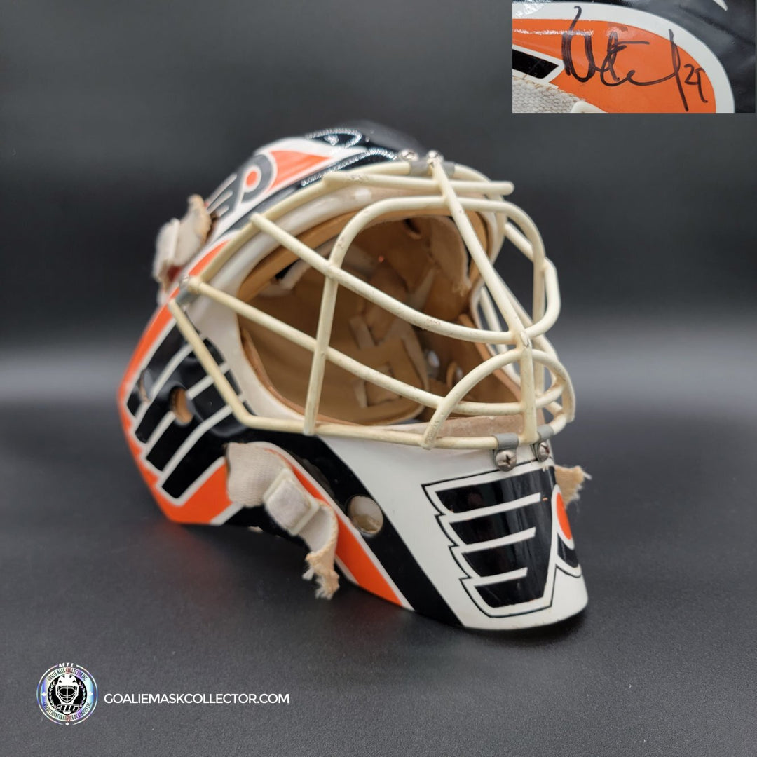 custom painted philadelphia flyers motorcycle helmets Ray Emery Signed Goalie Mask Van Velden Philadelphia Flyers Artwork Pa – Game Worn Exchange