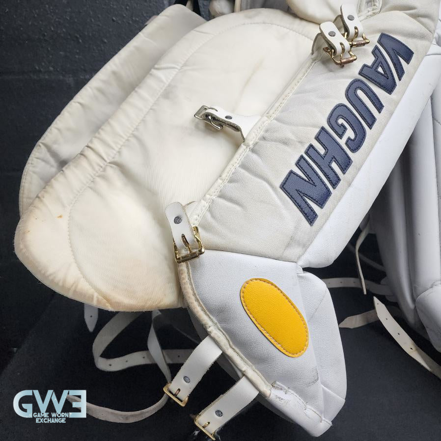 Ryan Miller Game Worn Used Goalie Pads 2013-14 Buffalo Sabres and St. Louis Blues AS-02956 - SOLD