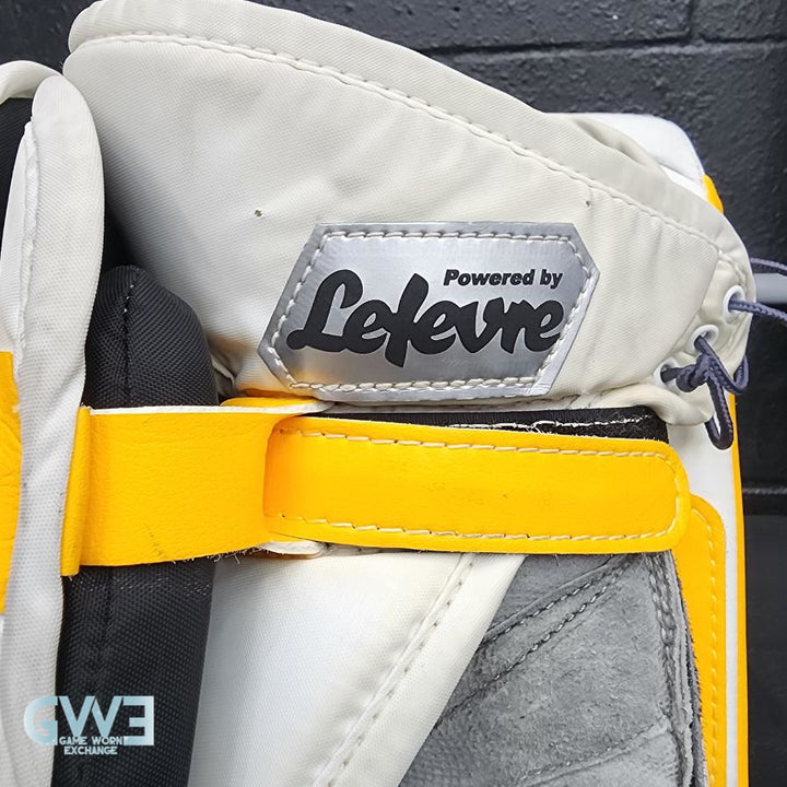 Ryan Miller Game Worn Used Goalie Glove and Blocker 2013-14 Buffalo Sabres and St. Louis Blues AS-02959 - SOLD