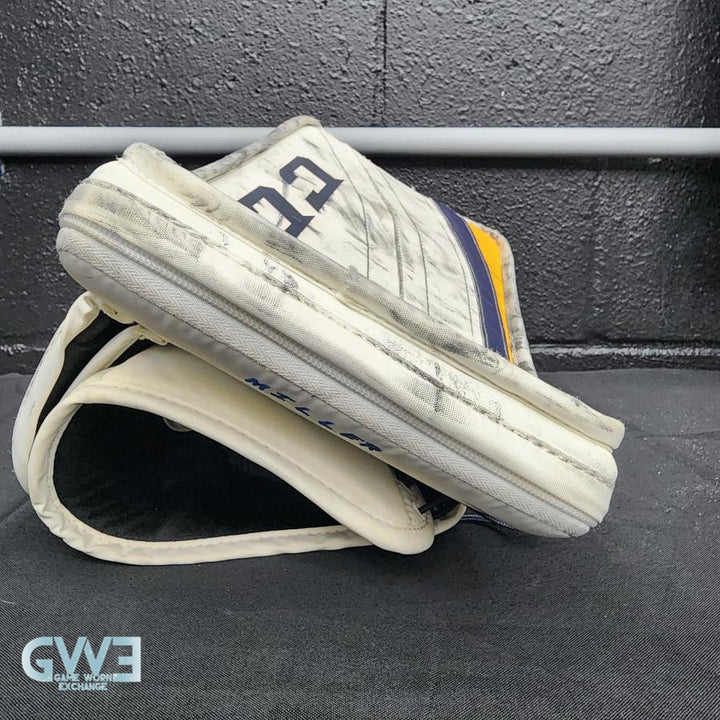 Ryan Miller Game Worn Used Goalie Glove and Blocker 2013-14 Buffalo Sabres and St. Louis Blues AS-02959 - SOLD