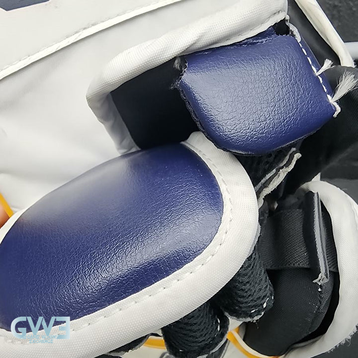 Ryan Miller Game Worn Used Goalie Glove and Blocker 2013-14 Buffalo Sabres and St. Louis Blues AS-02959 - SOLD