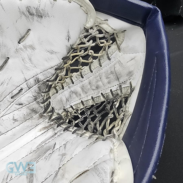 Ryan Miller Game Worn Used Goalie Glove and Blocker 2013-14 Buffalo Sabres and St. Louis Blues AS-02959 - SOLD