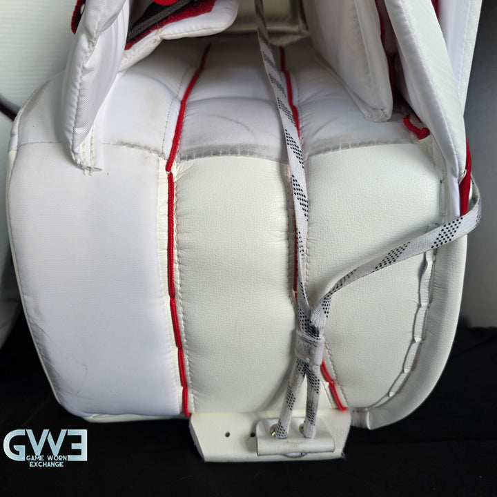 Sergei Bobrovsky Game Used Goalie Pads 2023-24 Stanley Cup Winning Season Florida Panthers Autographed Signed True Lefevre HRZDUS PX4 AS-03241