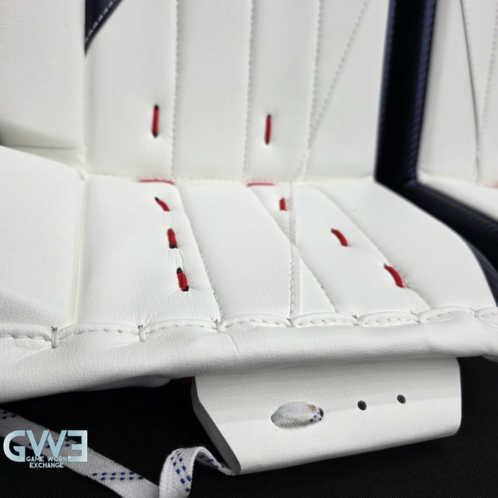 Sergei Bobrovsky Game Issued Used Goalie Pads 2025-26 Florida Panthers True Lefevre HRZDUS L95 Inscription 11-29 K Whitmore NHL AS-02978