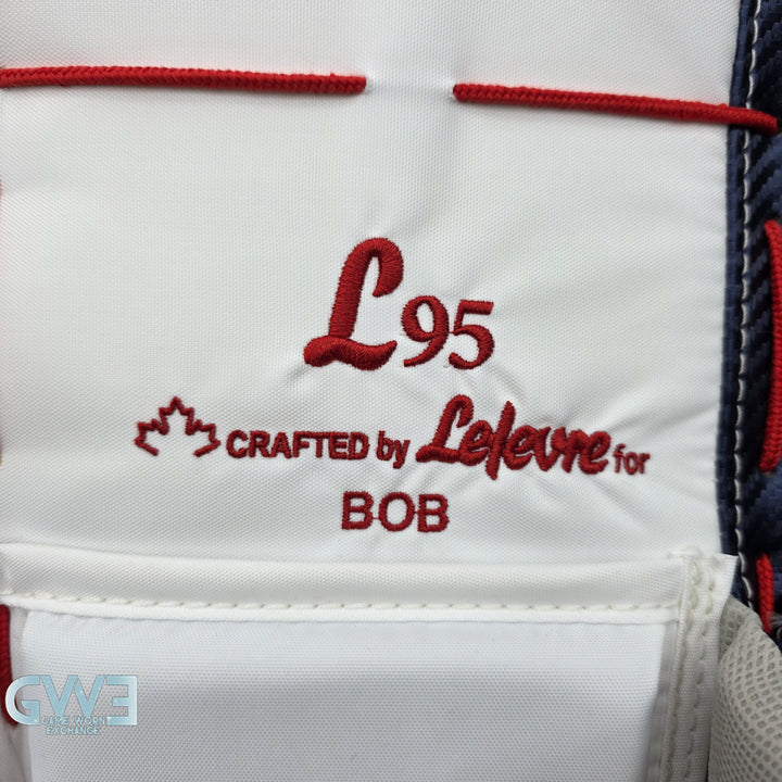 Sergei Bobrovsky Game Issued Used Goalie Pads 2025-26 Florida Panthers True Lefevre HRZDUS L95 Inscription 11-29 K Whitmore NHL AS-02978