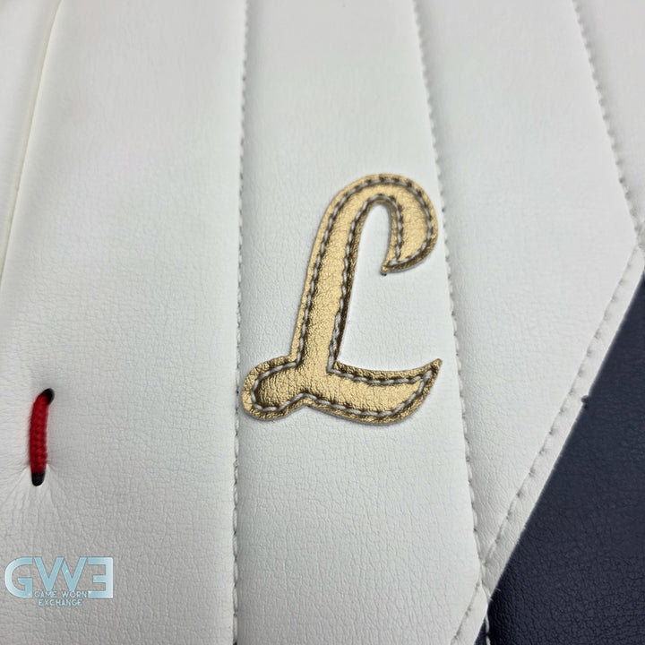 Sergei Bobrovsky Game Issued Used Goalie Pads 2025-26 Florida Panthers True Lefevre HRZDUS L95 Inscription 11-29 K Whitmore NHL AS-02978