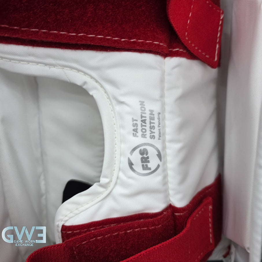 Sergei Bobrovsky Game Issued Used Goalie Pads 2025-26 Florida Panthers True Lefevre HRZDUS L95 Inscription 11-29 K Whitmore NHL AS-02978