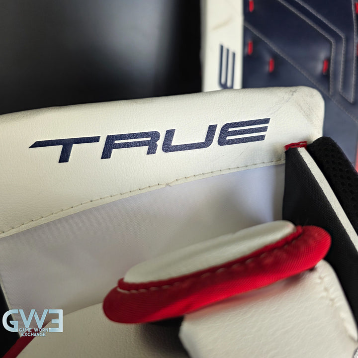 Sergei Bobrovsky Game Used Goalie Pads 2023-24 Stanley Cup Winning Season Florida Panthers Autographed Signed True Lefevre HRZDUS PX4 AS-03241