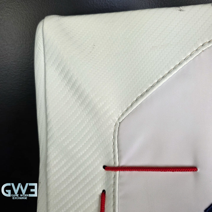 Sergei Bobrovsky Game Used Goalie Pads 2023-24 Stanley Cup Winning Season Florida Panthers Autographed Signed True Lefevre HRZDUS PX4 AS-03241