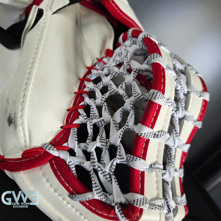 Sergei Bobrovsky Game Used Goalie Pads 2023-24 Stanley Cup Winning Season Florida Panthers Autographed Signed True Lefevre HRZDUS PX4 AS-03241