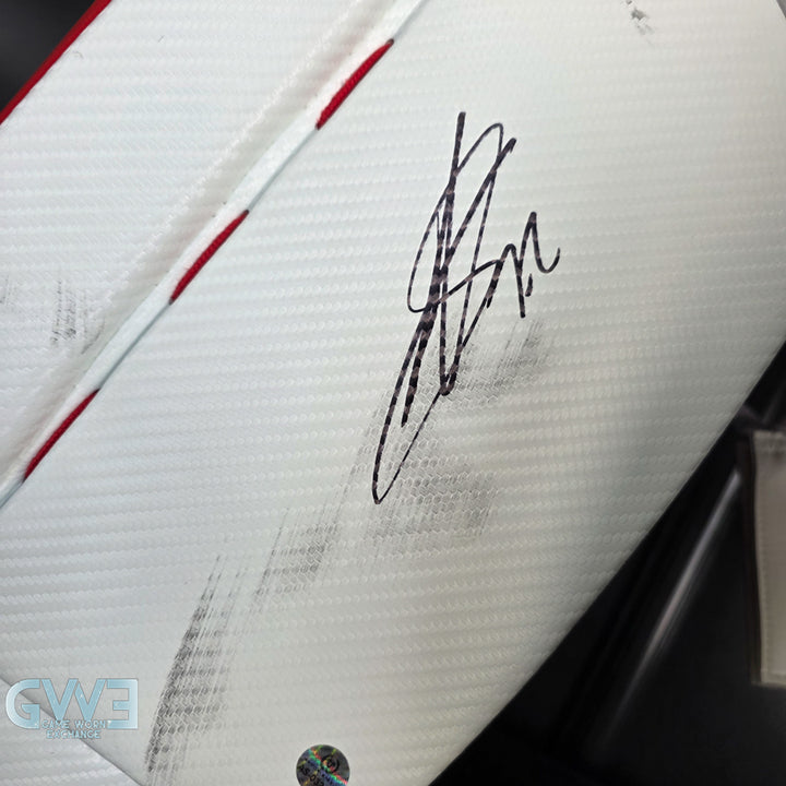 Sergei Bobrovsky Game Used Goalie Pads 2023-24 Stanley Cup Winning Season Florida Panthers Autographed Signed True Lefevre HRZDUS PX4 AS-03241