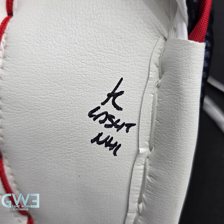 Sergei Bobrovsky Game Issued Used Goalie Pads 2025-26 Florida Panthers True Lefevre HRZDUS L95 Inscription 11-29 K Whitmore NHL AS-02978