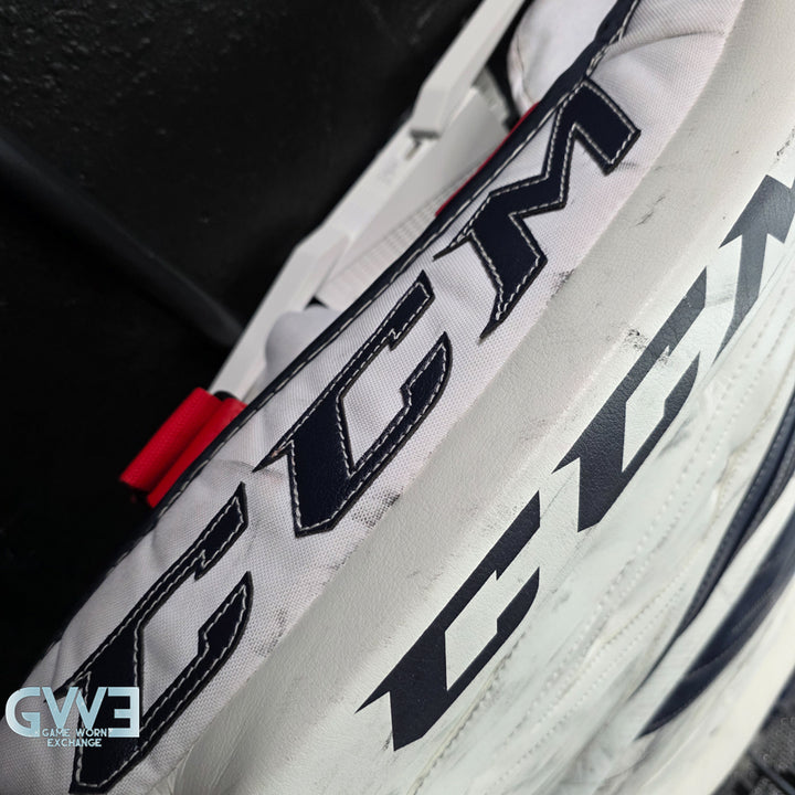 Sergei Bobrovsky Goalie Pads Set Game Used Columbus Blue Jackets 11-26-2018 CCM Extreme Flex 4 AS-02979