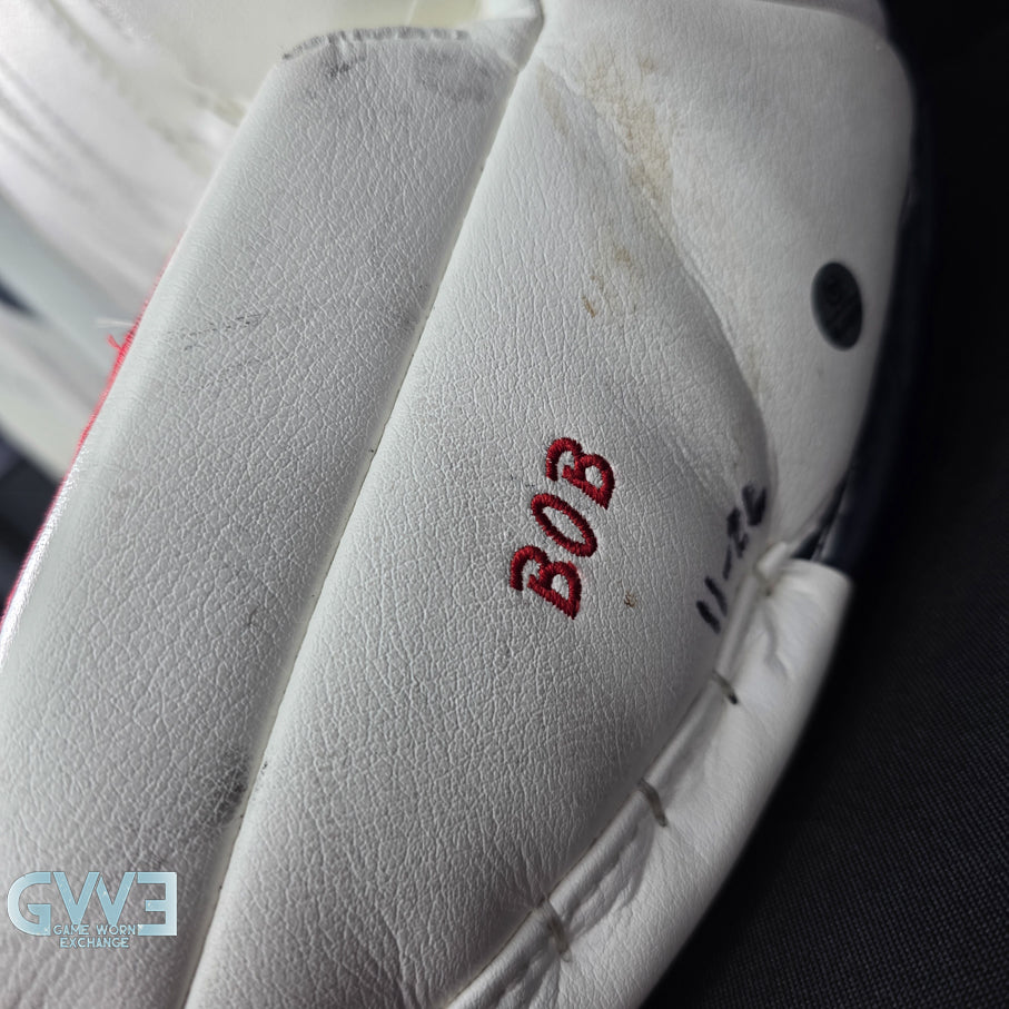 Sergei Bobrovsky Goalie Pads Set Game Used Columbus Blue Jackets 11-26-2018 CCM Extreme Flex 4 AS-02979