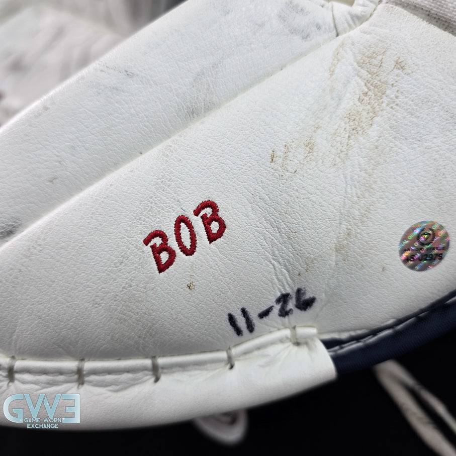 Sergei Bobrovsky Goalie Pads Set Game Used Columbus Blue Jackets 11-26-2018 CCM Extreme Flex 4 AS-02979