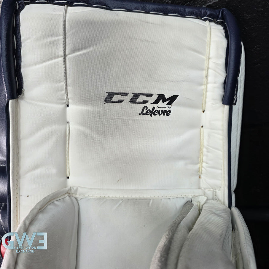 Sergei Bobrovsky Goalie Pads Set Game Used Columbus Blue Jackets 11-26-2018 CCM Extreme Flex 4 AS-02979