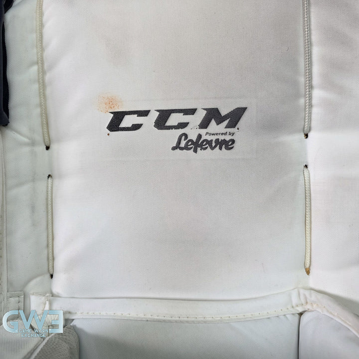 Sergei Bobrovsky Goalie Pads Set Game Used Columbus Blue Jackets 11-26-2018 CCM Extreme Flex 4 AS-02979