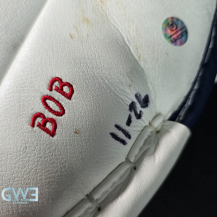 Sergei Bobrovsky Goalie Pads Set Game Used Columbus Blue Jackets 11-26-2018 CCM Extreme Flex 4 AS-02979