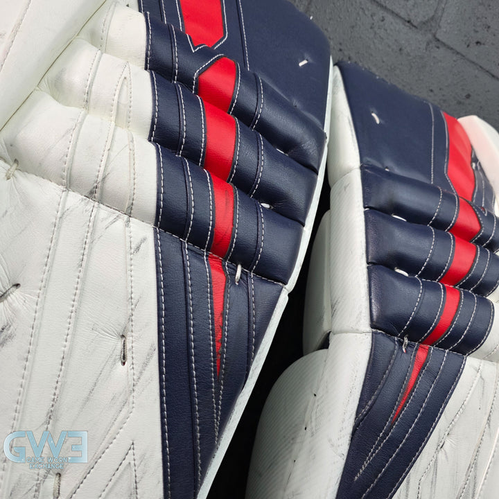 Sergei Bobrovsky Goalie Pads Set Game Used Columbus Blue Jackets 11-26-2018 CCM Extreme Flex 4 AS-02979