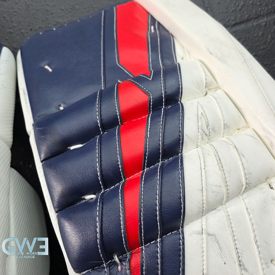 Sergei Bobrovsky Goalie Pads Set Game Used Columbus Blue Jackets 11-26-2018 CCM Extreme Flex 4 AS-02979