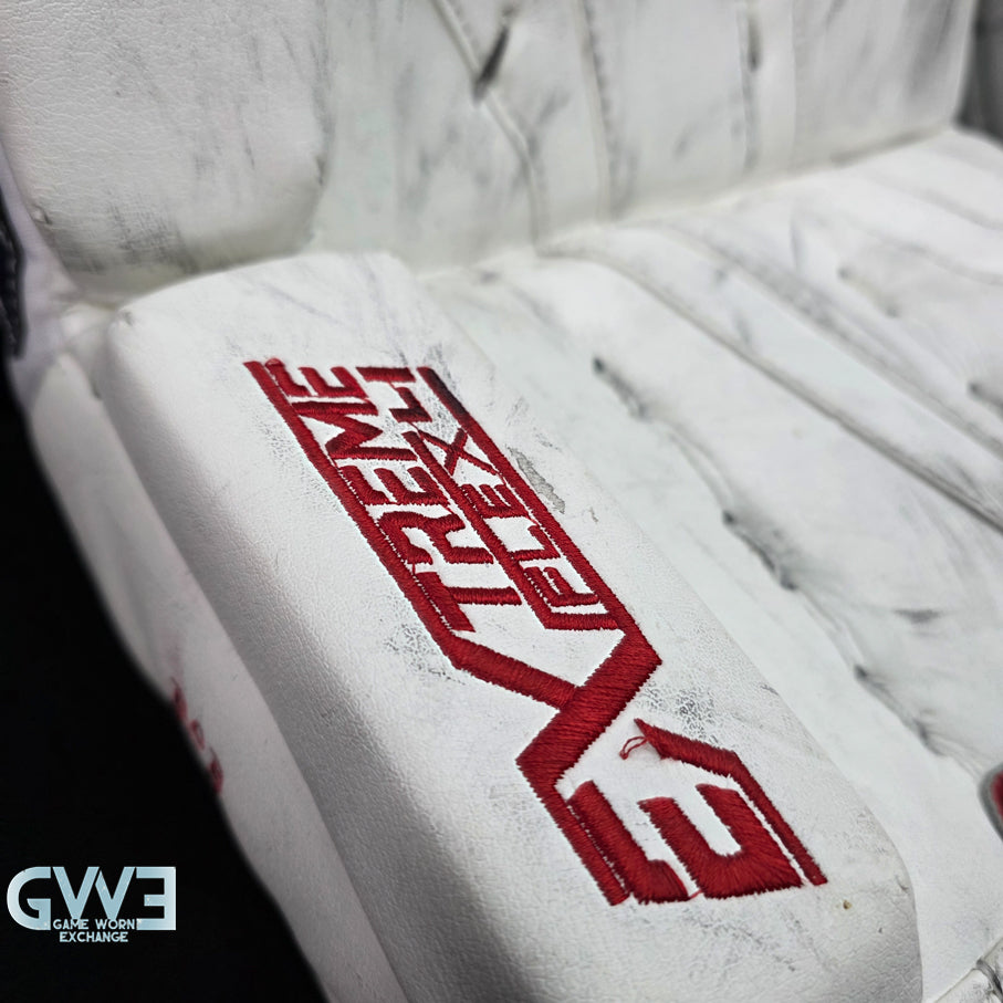 Sergei Bobrovsky Goalie Pads Set Game Used Columbus Blue Jackets 11-26-2018 CCM Extreme Flex 4 AS-02979
