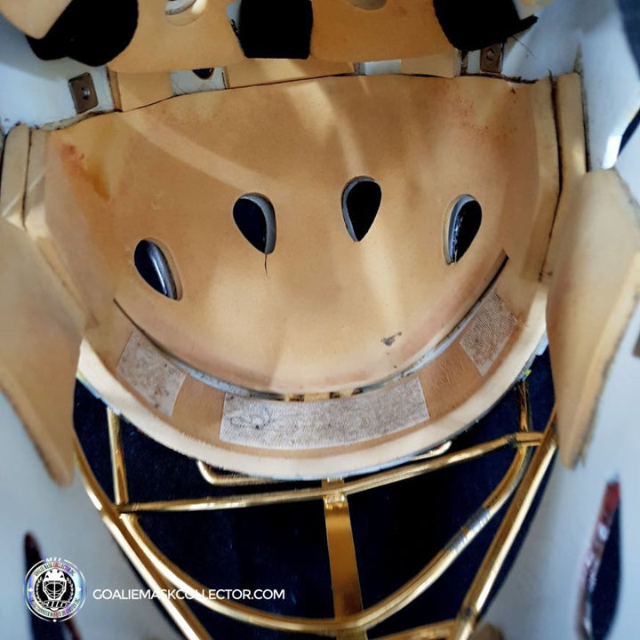 Tuukka Rask Game Worn Goalie Mask Boston Bruins 2008 to 2011 Photomatched Made by Dom Malerba and Ron Slater - SOLD