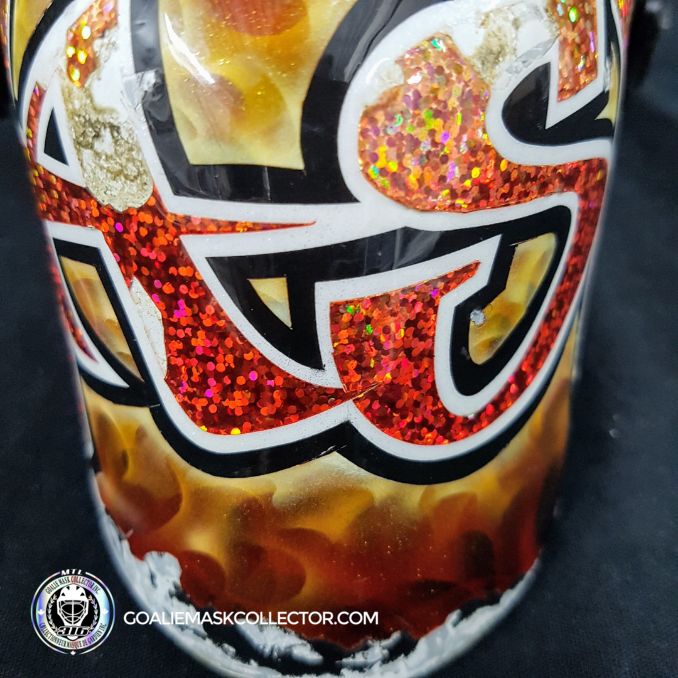 Tuukka Rask Game Worn Goalie Mask Boston Bruins 2008 to 2011 Photomatched Made by Dom Malerba and Ron Slater - SOLD