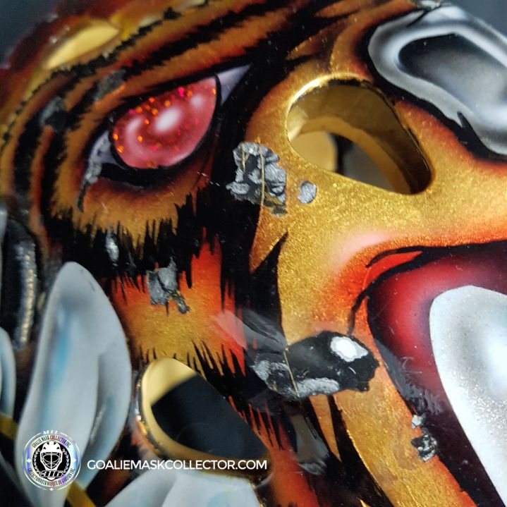 Tuukka Rask Game Worn Goalie Mask Boston Bruins 2008 to 2011 Photomatched Made by Dom Malerba and Ron Slater - SOLD