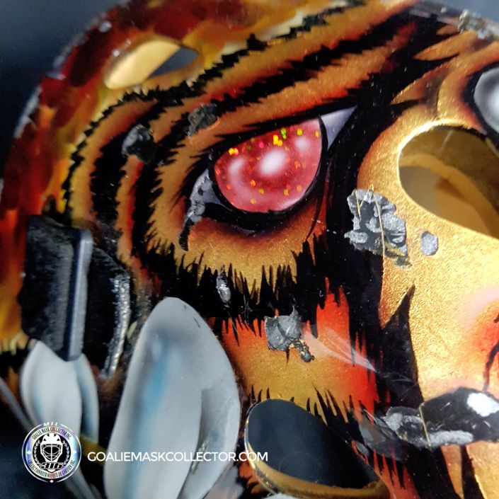 Tuukka Rask Game Worn Goalie Mask Boston Bruins 2008 to 2011 Photomatched Made by Dom Malerba and Ron Slater - SOLD