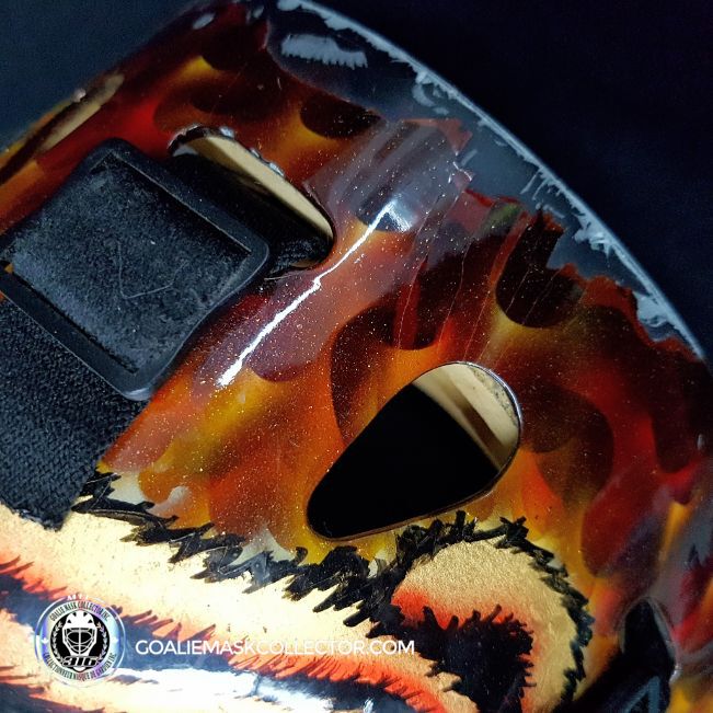 Tuukka Rask Game Worn Goalie Mask Boston Bruins 2008 to 2011 Photomatched Made by Dom Malerba and Ron Slater - SOLD