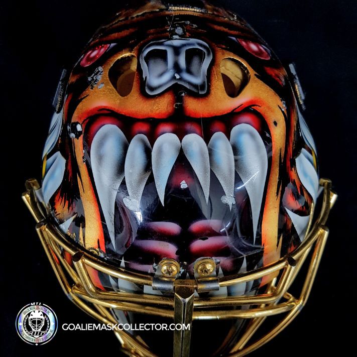 Tuukka Rask Game Worn Goalie Mask Boston Bruins 2008 to 2011 Photomatched Made by Dom Malerba and Ron Slater - SOLD