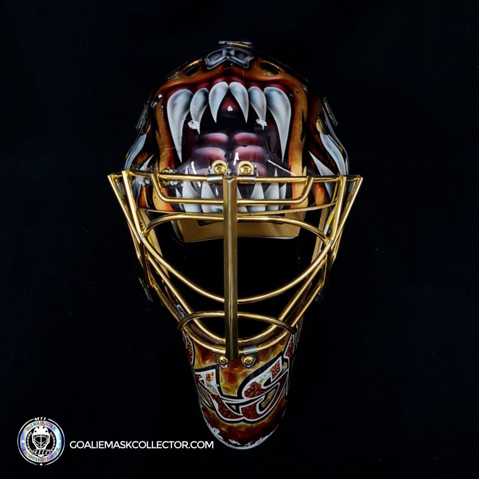 Tuukka Rask Game Worn Goalie Mask Boston Bruins 2008 to 2011 Photomatched Made by Dom Malerba and Ron Slater - SOLD