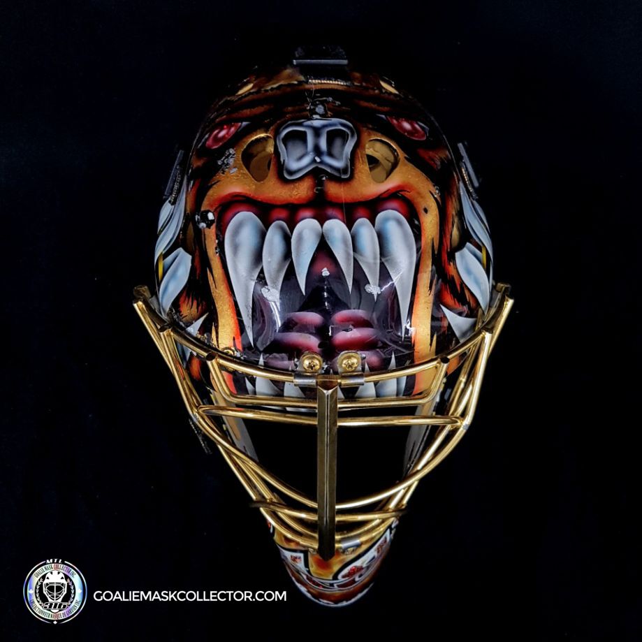 Tuukka Rask Game Worn Goalie Mask Boston Bruins 2008 to 2011 Photomatched Made by Dom Malerba and Ron Slater - SOLD