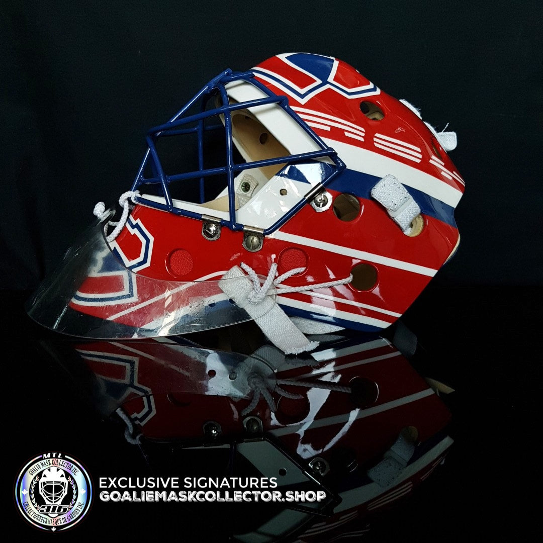 PATRICK ROY PRACTICE WORN GOALIE MASK "NOT GAME" USED MONTREAL CANADIENS 1994 LEFEBVRE SHELL - SOLD