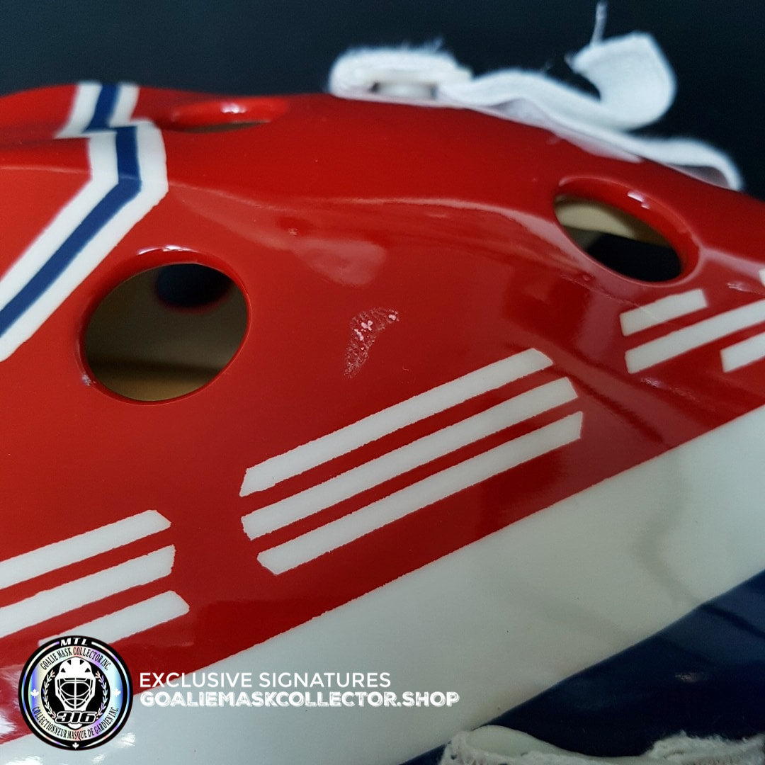 PATRICK ROY PRACTICE WORN GOALIE MASK "NOT GAME" USED MONTREAL CANADIENS 1994 LEFEBVRE SHELL - SOLD