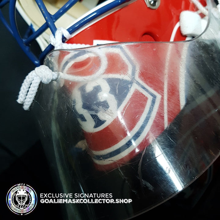 PATRICK ROY PRACTICE WORN GOALIE MASK "NOT GAME" USED MONTREAL CANADIENS 1994 LEFEBVRE SHELL - SOLD