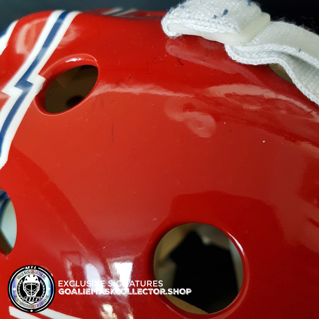 PATRICK ROY PRACTICE WORN GOALIE MASK "NOT GAME" USED MONTREAL CANADIENS 1994 LEFEBVRE SHELL - SOLD