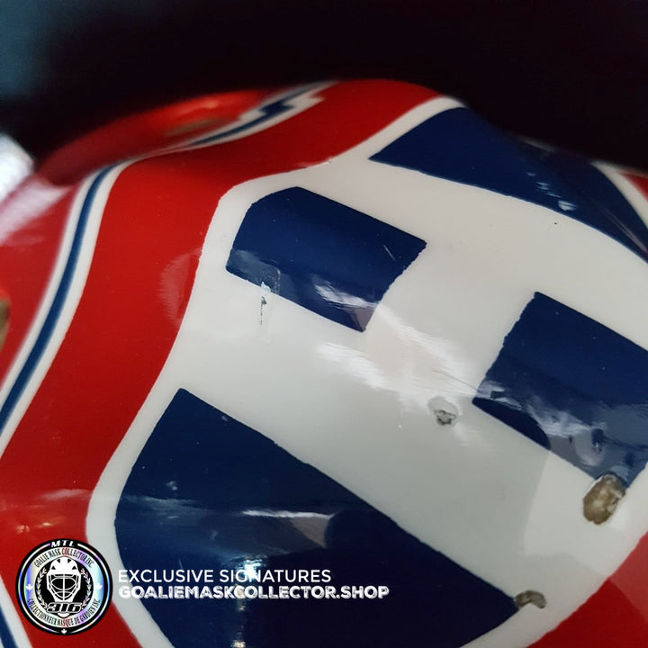 PATRICK ROY PRACTICE WORN GOALIE MASK "NOT GAME" USED MONTREAL CANADIENS 1994 LEFEBVRE SHELL - SOLD