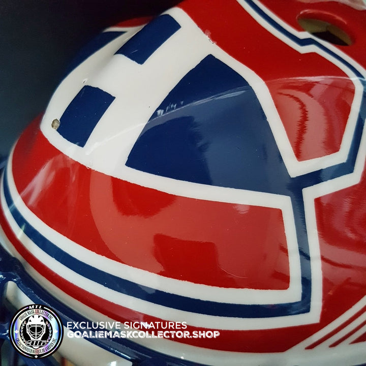 PATRICK ROY PRACTICE WORN GOALIE MASK "NOT GAME" USED MONTREAL CANADIENS 1994 LEFEBVRE SHELL - SOLD